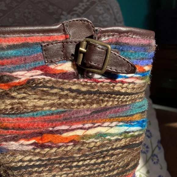 Dollhouse rainbow Yarn boots 6.5 - Picture 7 of 9